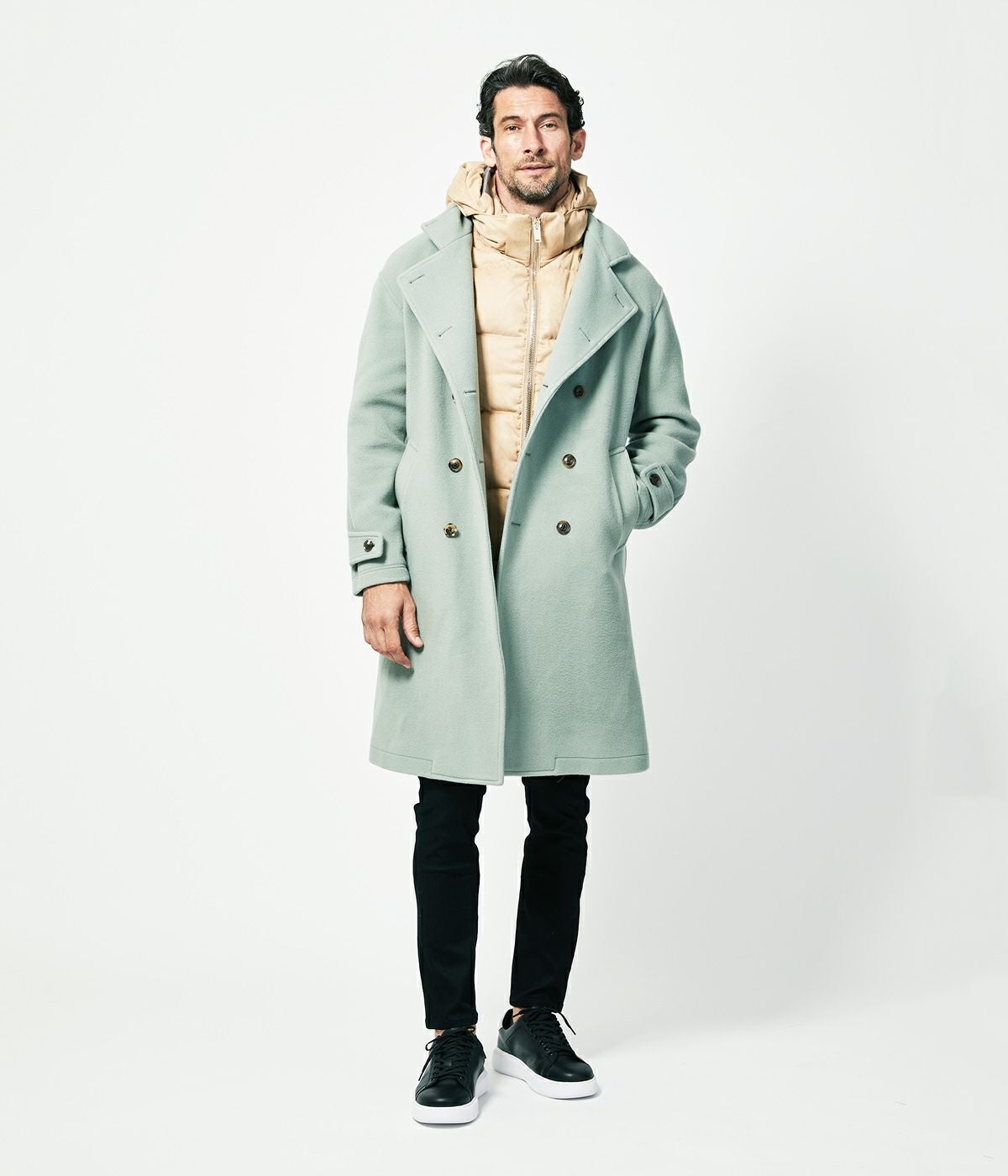 C07 OVER BELTED COAT | junhashimoto（ジュンハシモト）Official webshop