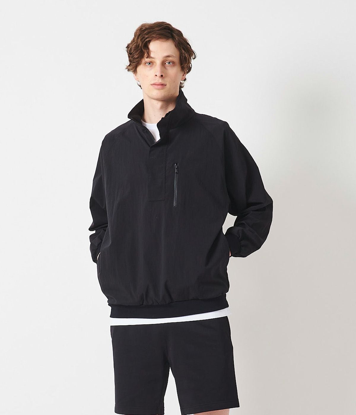JH+ RELAX HALF ZIP BLOUSON | junhashimoto（ジュンハシモト