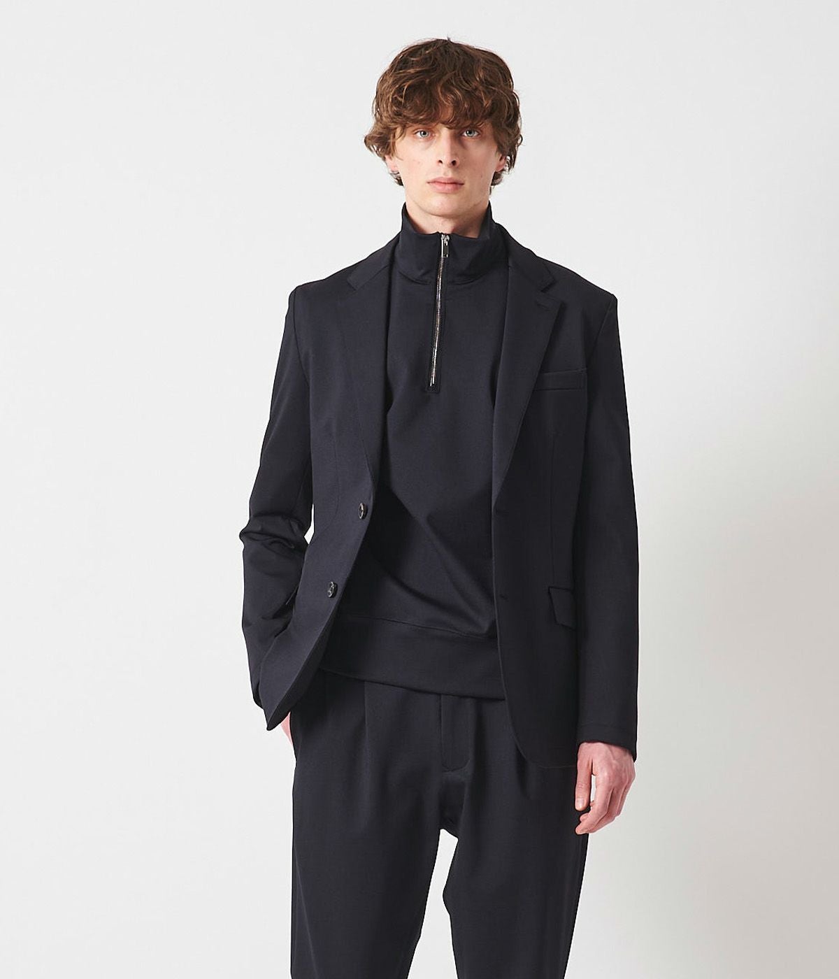 JH+ HALF ZIP PULLOVER | junhashimoto（ジュンハシモト）Official webshop