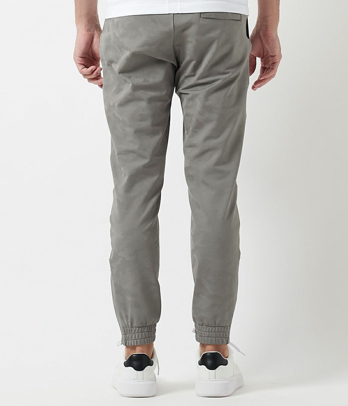 GATHER TUCK PANTS -EMBOSS CAMO- | junhashimoto（ジュンハシモト