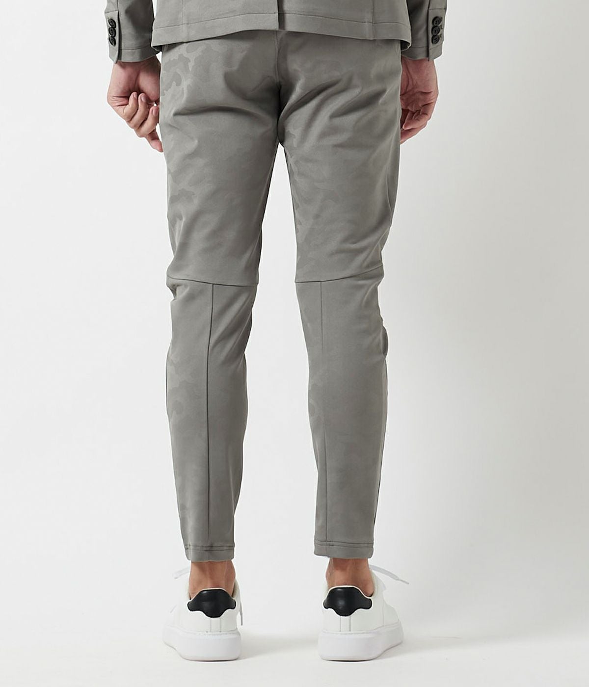 SLIM JERSEY PANTS -EMBOSS CAMO- | junhashimoto（ジュンハシモト