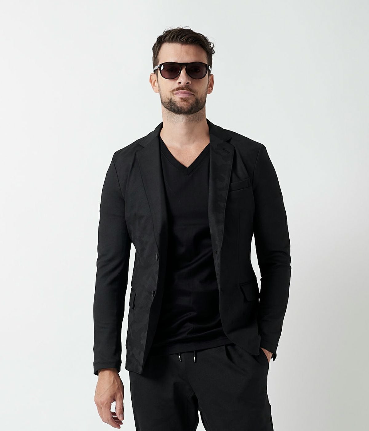 JERSEY JACKET -EMBOSS CAMO- | junhashimoto（ジュンハシモト