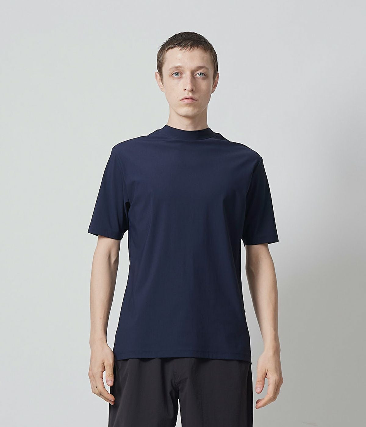 JH+ SIDE ZIP MOCK NECK T | junhashimoto（ジュンハシモト）Official