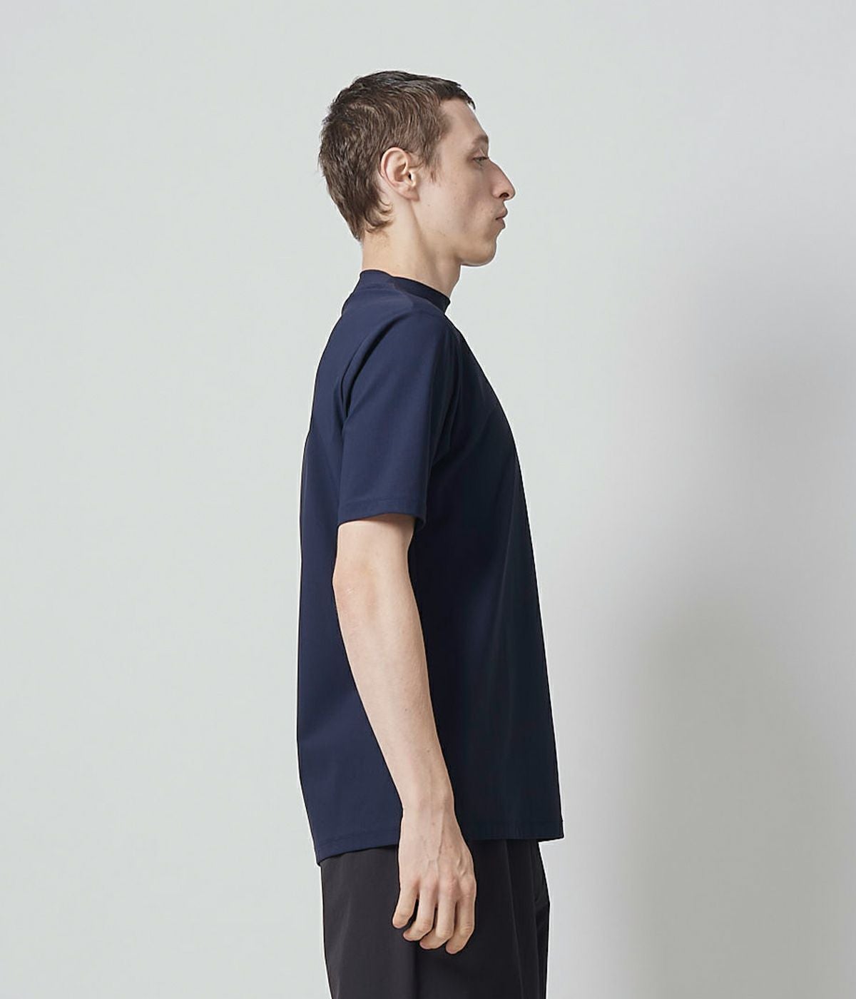 JH+ SIDE ZIP MOCK NECK T | junhashimoto（ジュンハシモト）Official