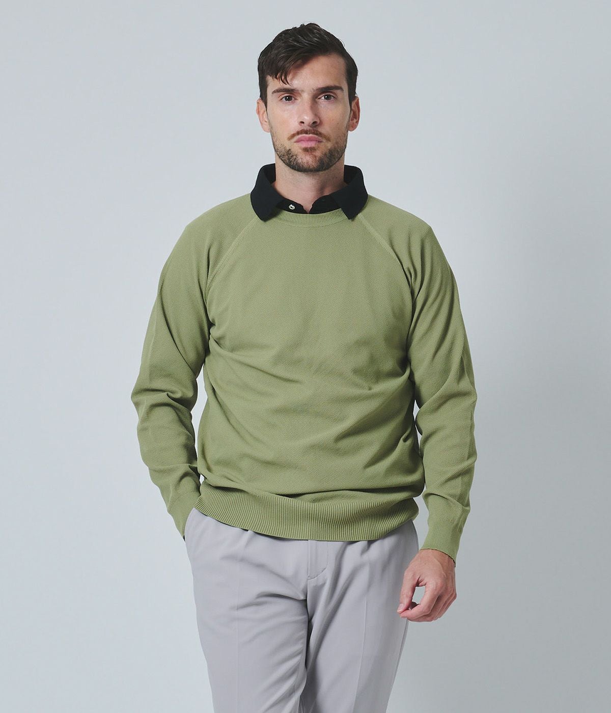 14GG SEED STITCH CREWNECK | junhashimoto（ジュンハシモト）Official