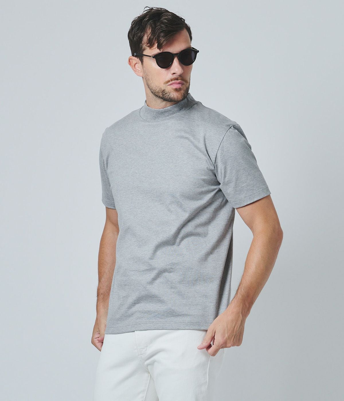 101SERIBURIB MOCK NECK T | junhashimoto（ジュンハシモト）Official