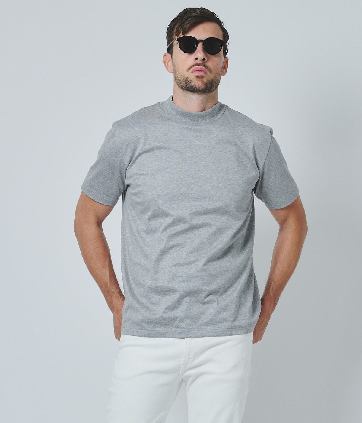 101SERIBURIB MOCK NECK T | junhashimoto（ジュンハシモト）Official