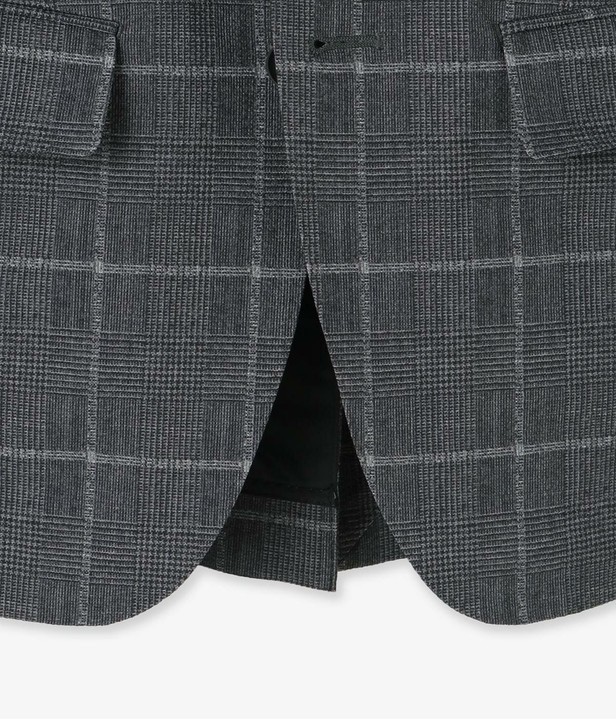 LIGHT 2B JACKET -STRETCH GREN CHECK- | junhashimoto（ジュン