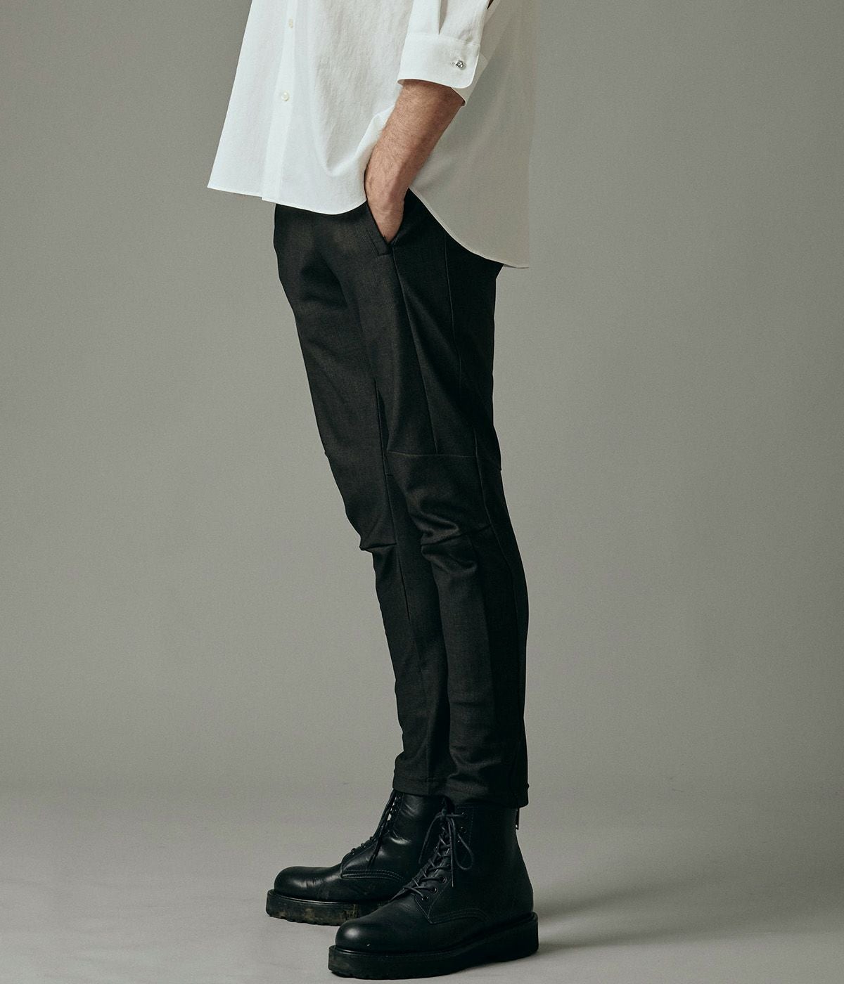 SLIM JERSEY PANTS-USO TWILL- | junhashimoto（ジュンハシモト
