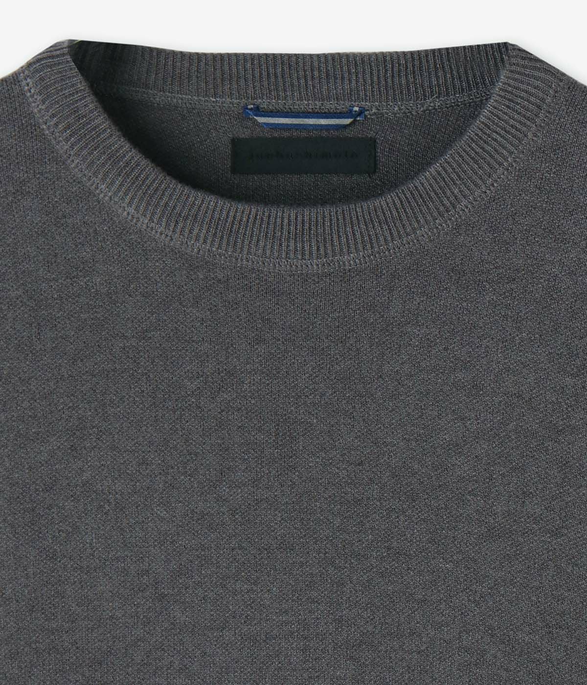 W ZIP CREW NECK KNIT | junhashimoto（ジュンハシモト）Official webshop