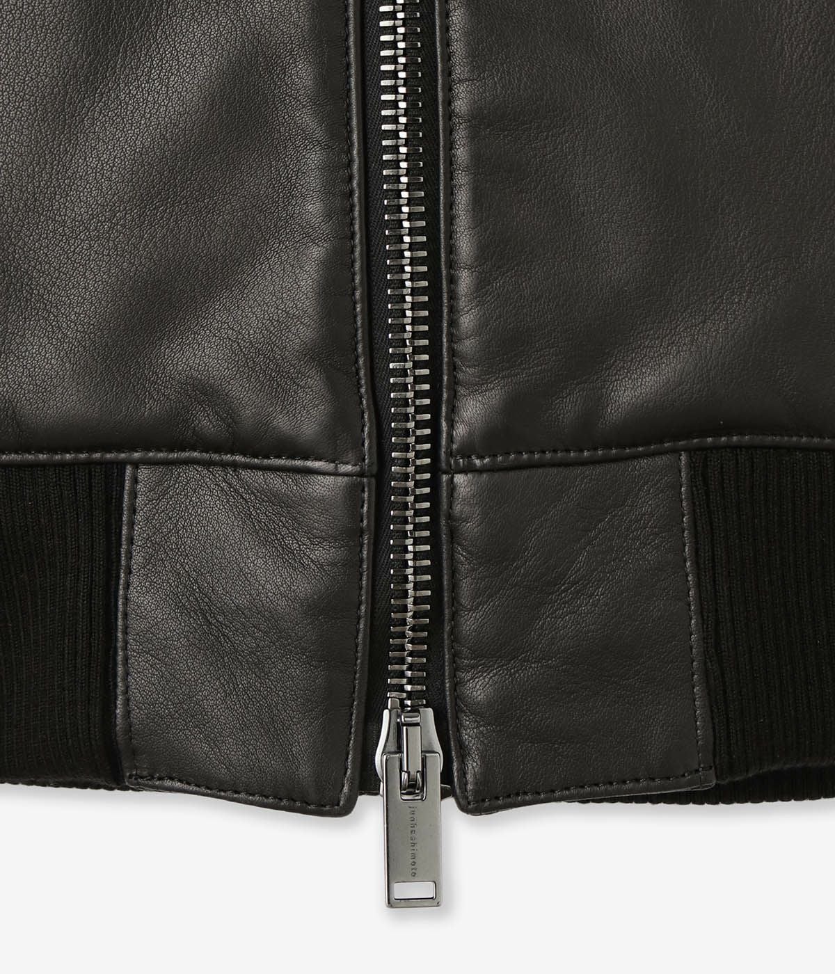 LEATHER MA-1 | junhashimoto（ジュンハシモト）Official webshop