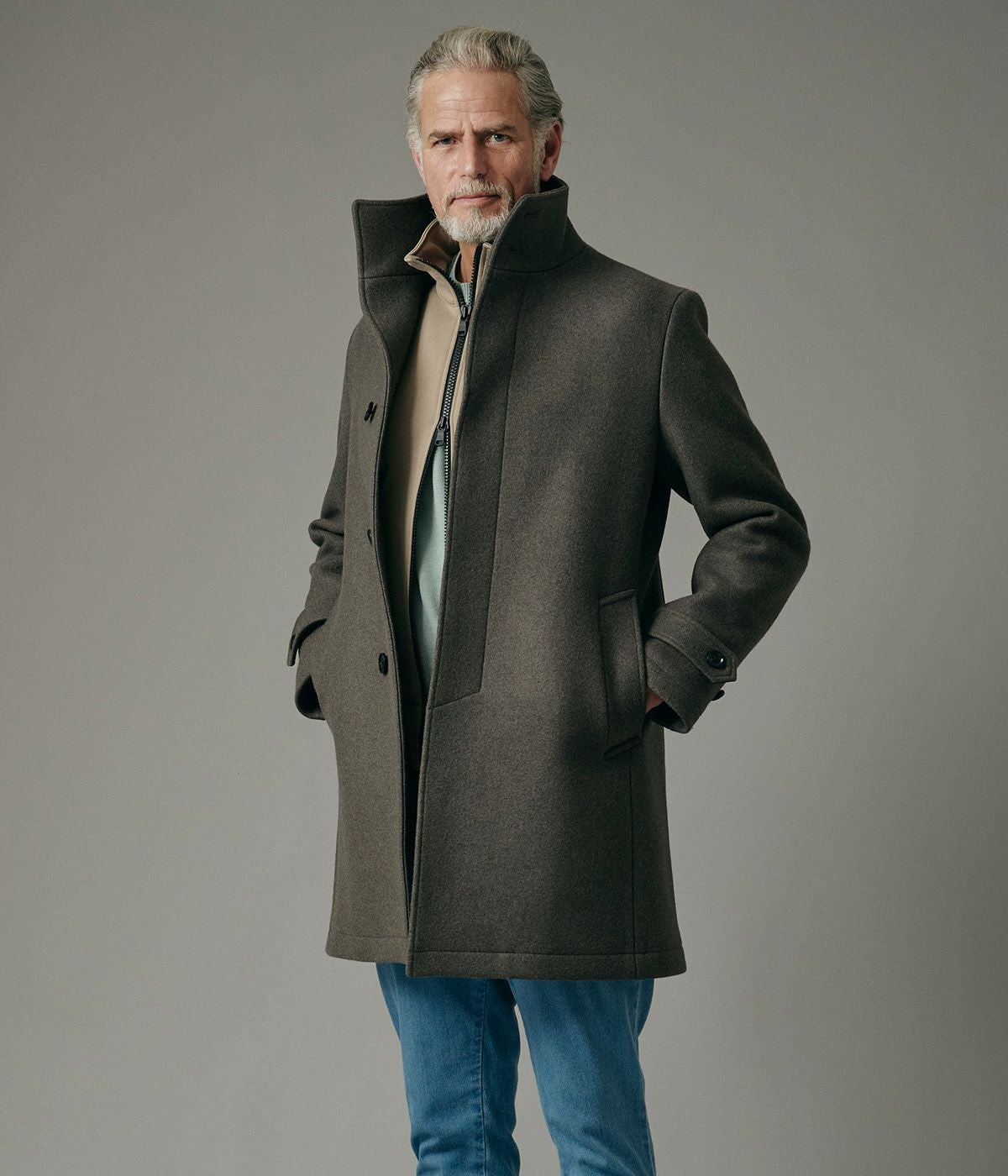 STAND COLLAR COAT | junhashimoto（ジュンハシモト）Official webshop