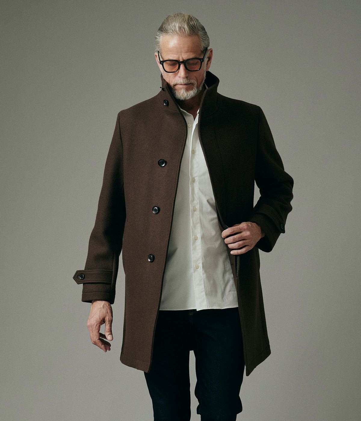 STAND COLLAR COAT | junhashimoto（ジュンハシモト）Official webshop