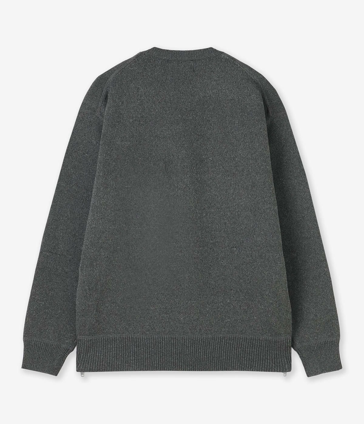 ZIP SLIT KNIT L/S | junhashimoto（ジュンハシモト）Official webshop