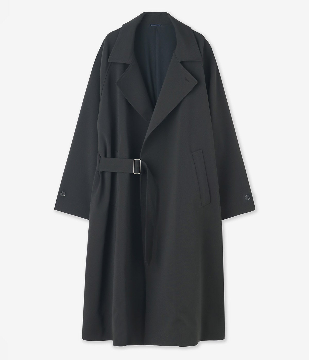 junhashimoto ジュンハシモト ダッフルコート アウター ブラック 5 LOOSE TIELOCKEN COAT | junhashimoto（ジュンハシモト）Official webshop