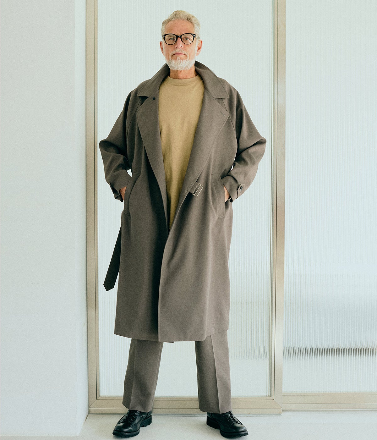 LOOSE TIELOCKEN COAT | junhashimoto（ジュンハシモト）Official webshop
