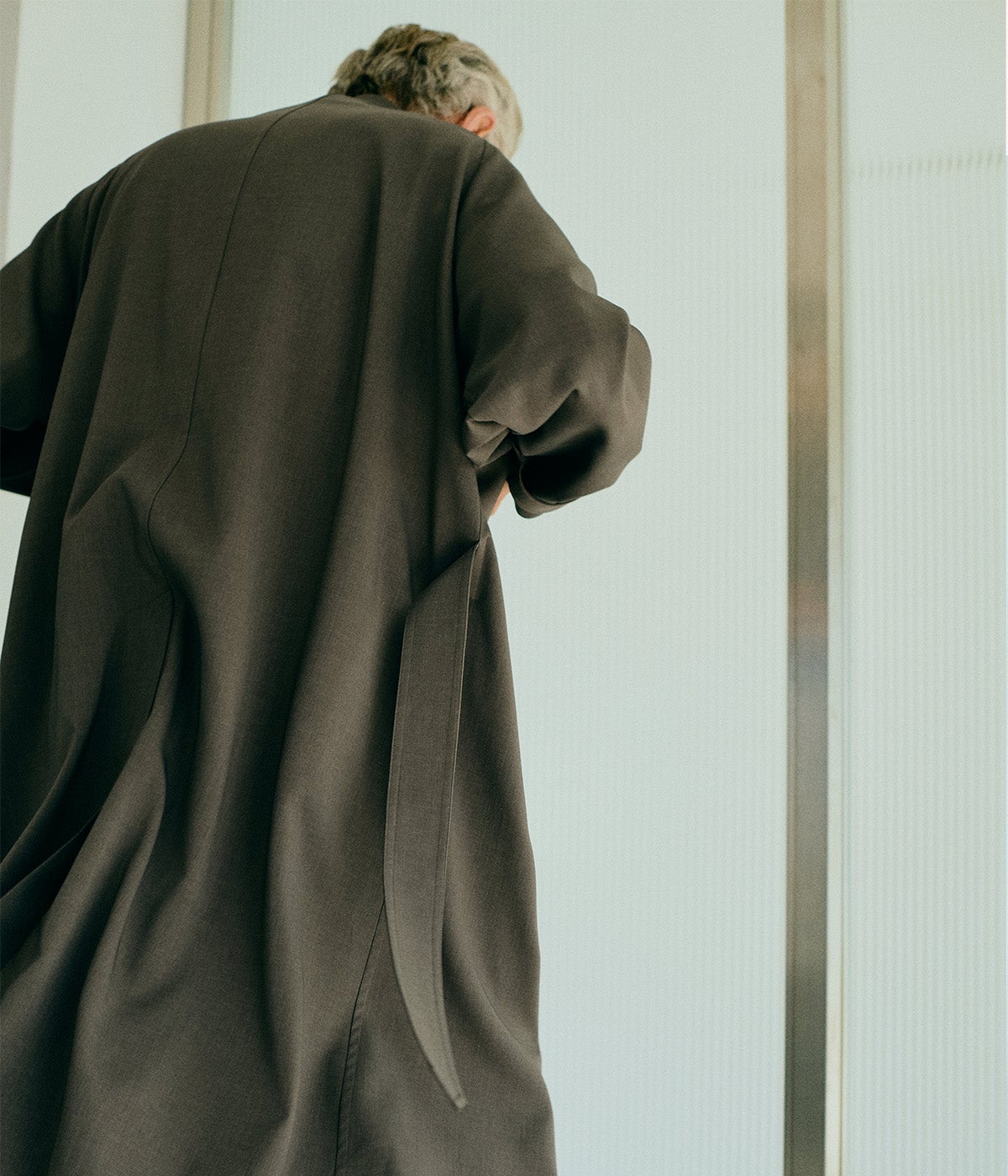 LOOSE TIELOCKEN COAT | junhashimoto（ジュンハシモト）Official webshop