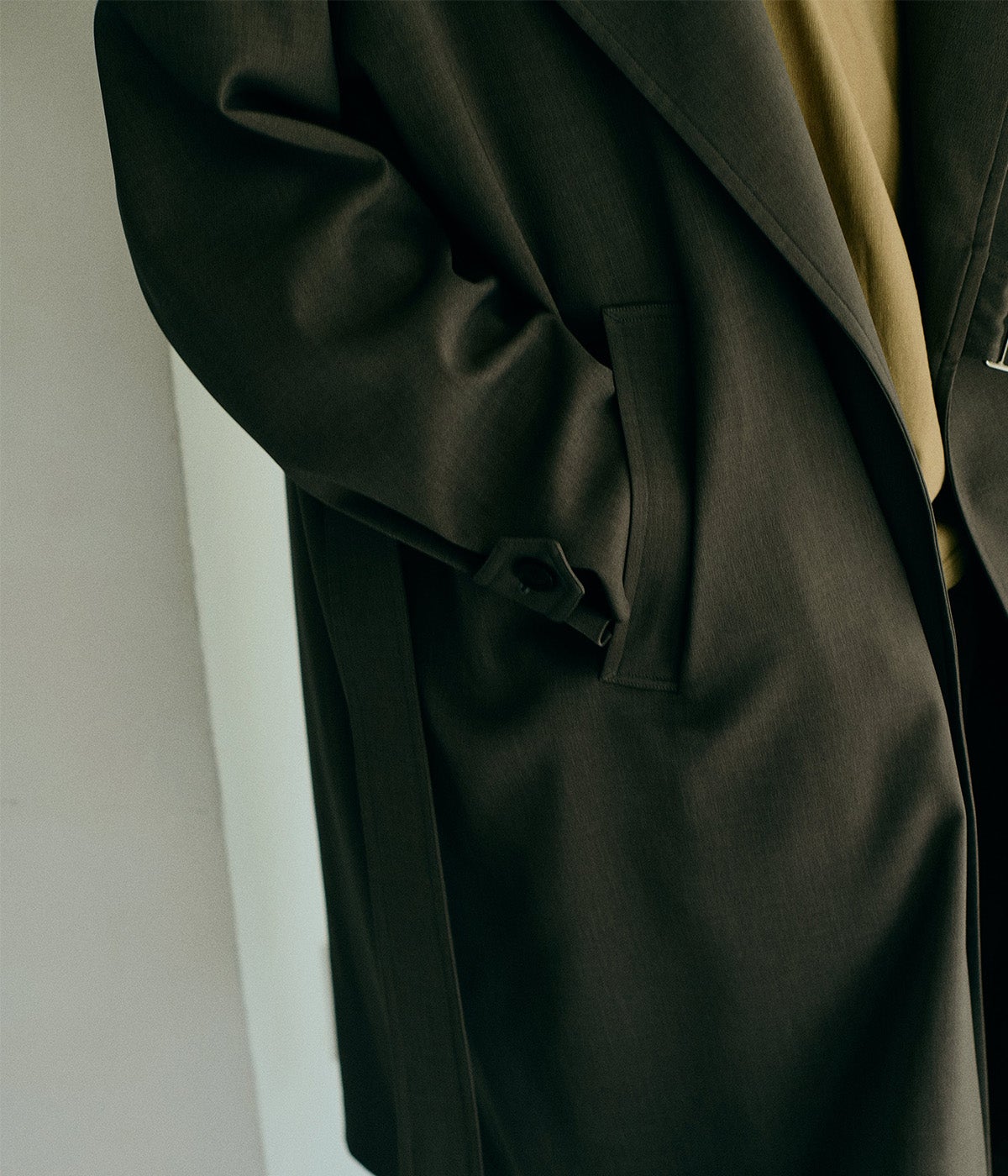 LOOSE TIELOCKEN COAT | junhashimoto（ジュンハシモト）Official webshop
