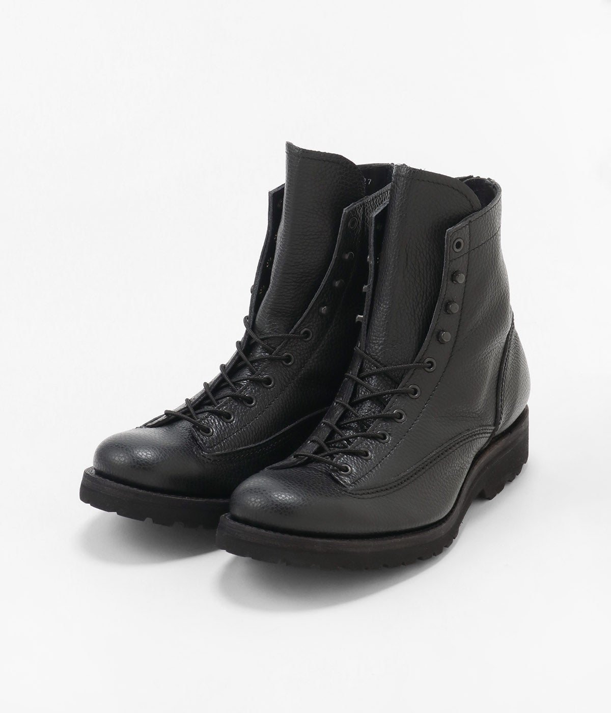 MILITARY BACK ZIP BOOTS | junhashimoto（ジュンハシモト）Official