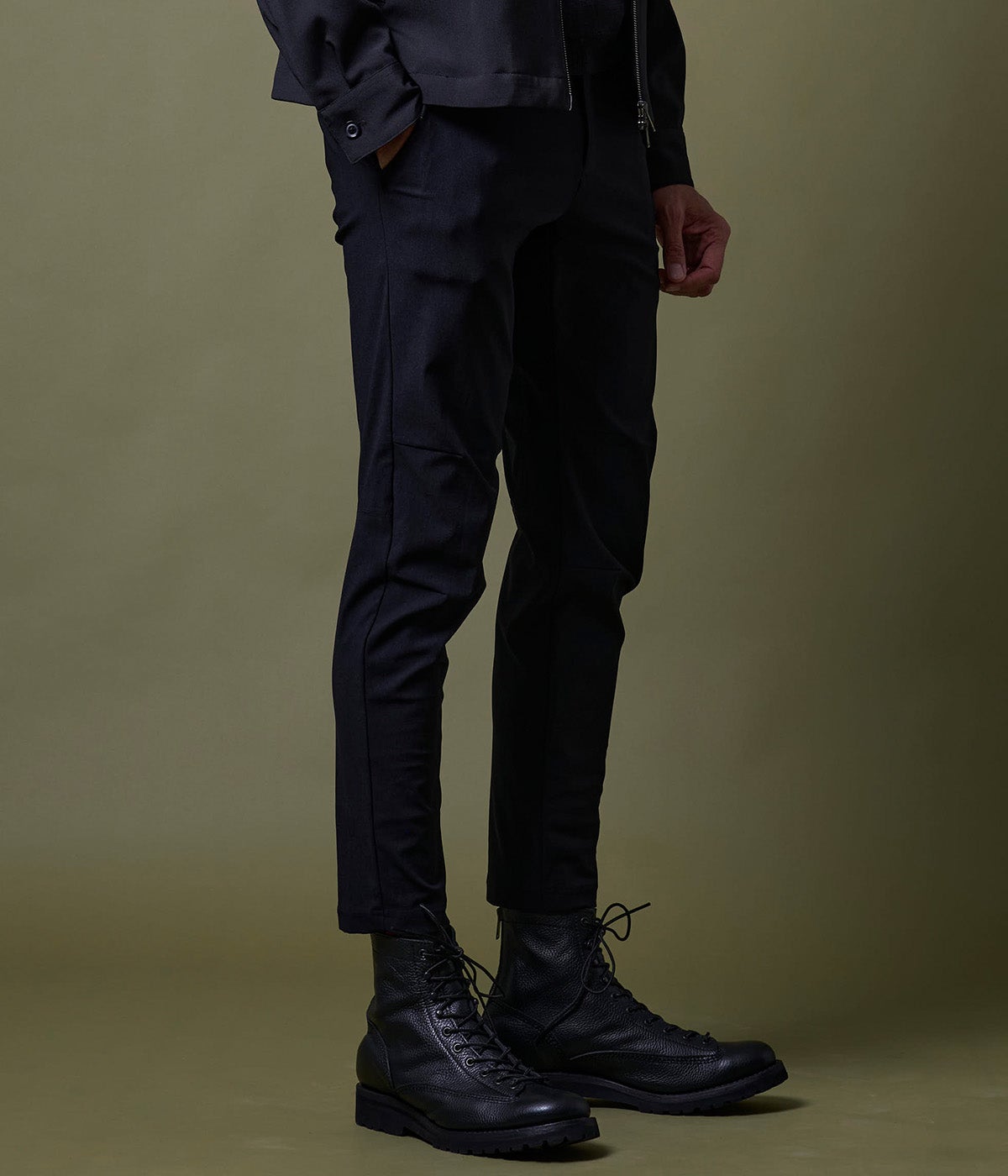 MILITARY BACK ZIP BOOTS | junhashimoto（ジュンハシモト）Official