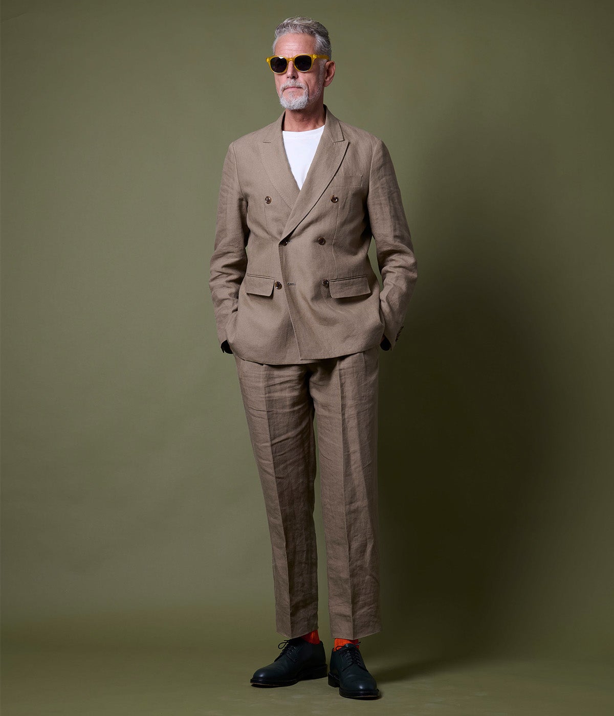 jun hashimoto テーラードジャケット　ダブル　コットン　ストレッチ CLASSIC DOUBLE JACKET | junhashimoto（ジュンハシモト）Official webshop