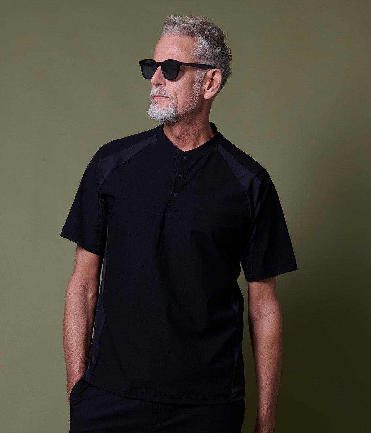 DRY HENRY NECK TEE | junhashimoto（ジュンハシモト）Official webshop