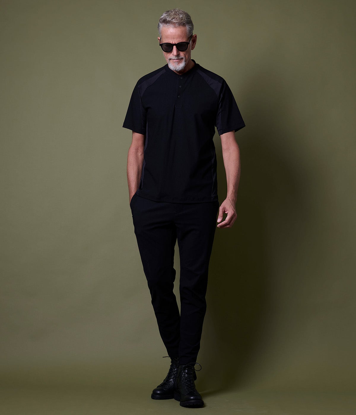 DRY HENRY NECK TEE | junhashimoto（ジュンハシモト）Official webshop