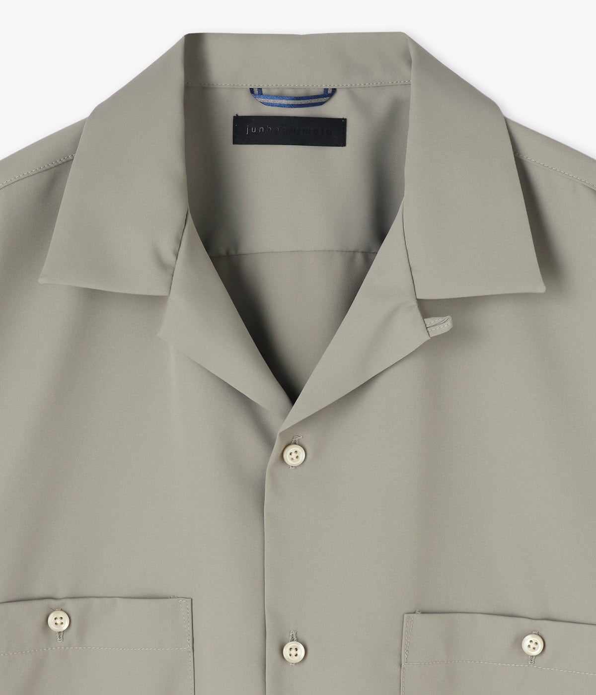 DOUBLE POCKET OPEN COLLAR SHIRT | junhashimoto（ジュンハシモト