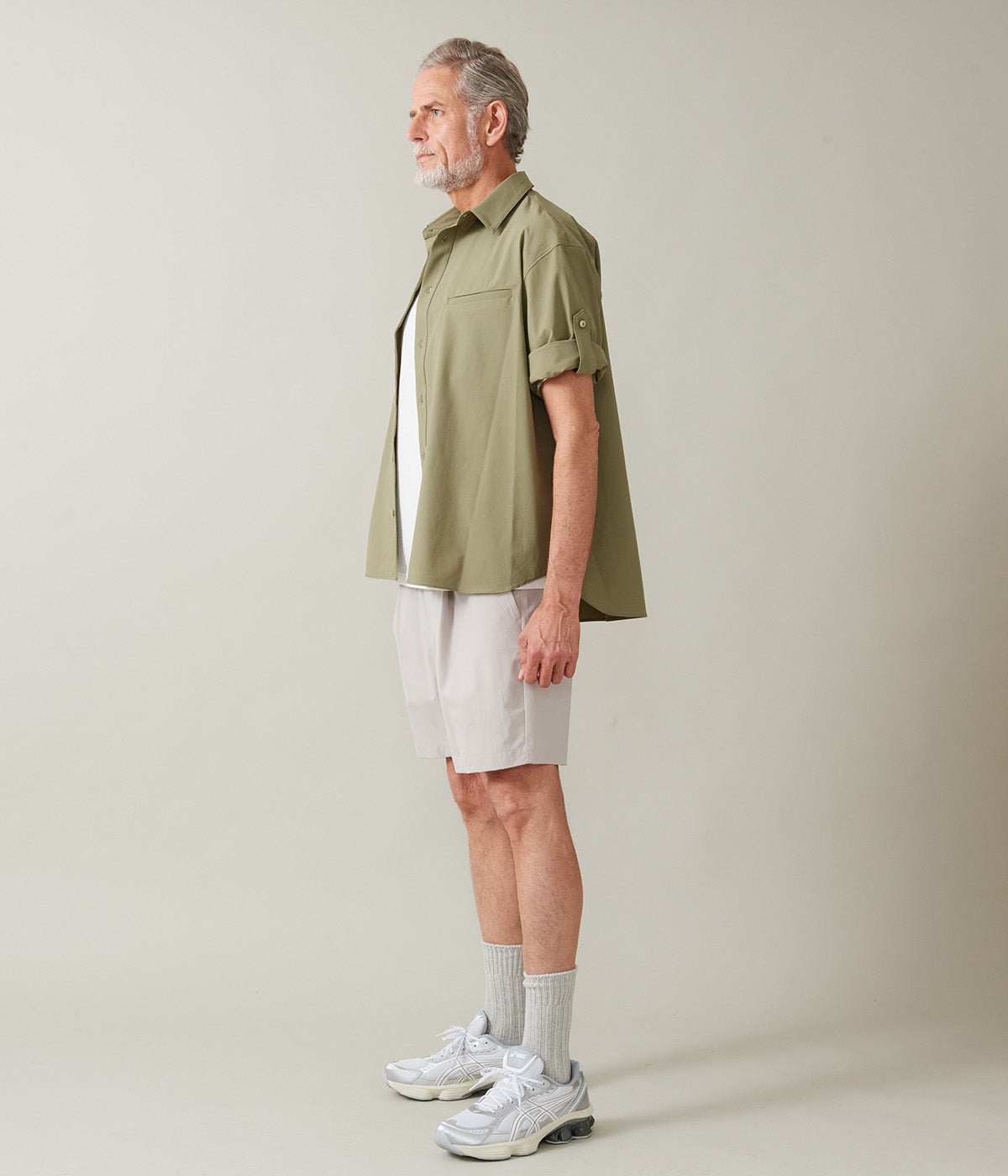 3/4 ROLL-UP SHIRT | junhashimoto（ジュンハシモト）Official webshop