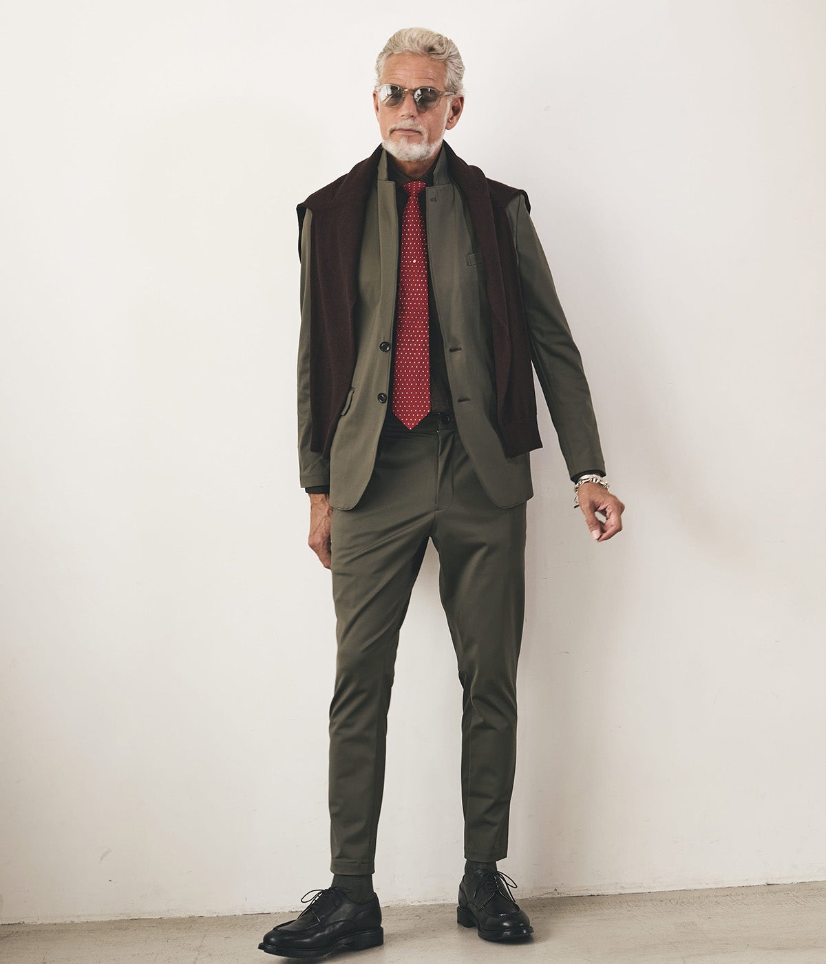 junhashimoto セットアップ カーキー NOTCHED LAPEL 2B JAC | junhashimoto（ジュンハシモト）Official webshop