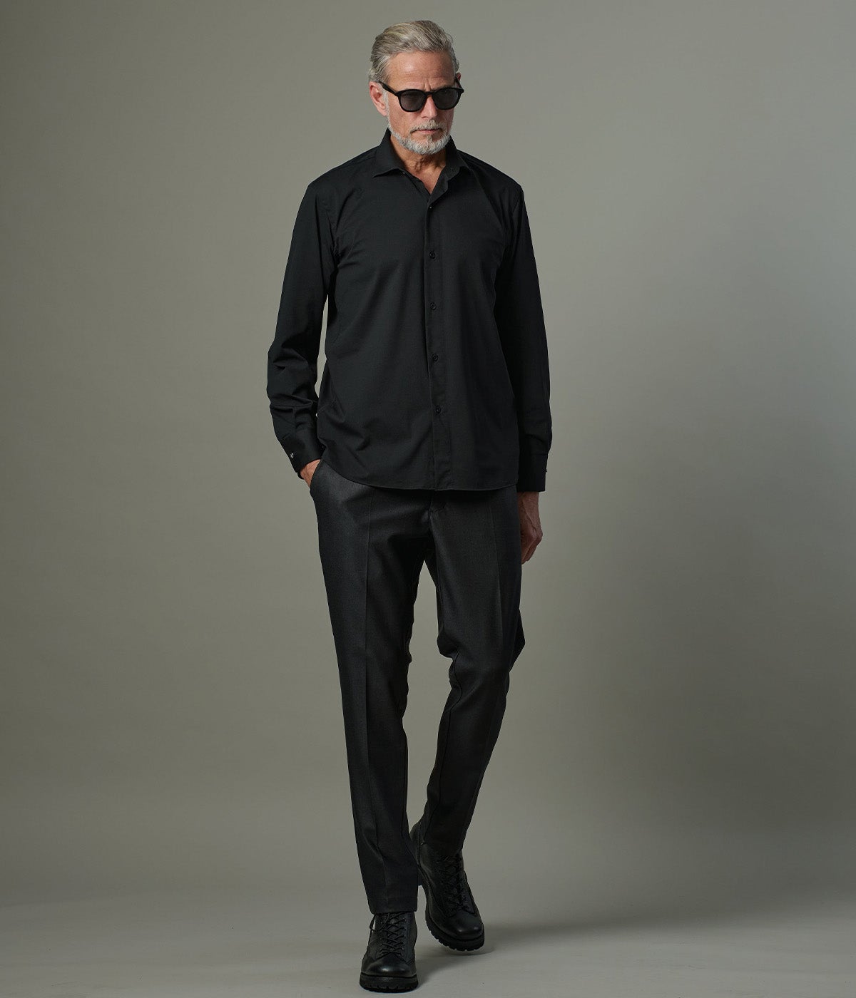 HORIZONTAL COLLAR L/S | junhashimoto（ジュンハシモト）Official webshop